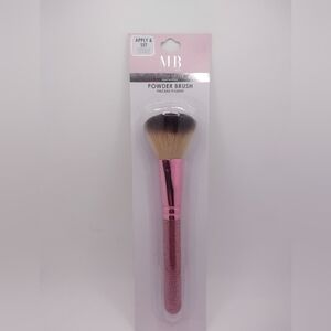 MHB Powder Brush with Pink Glitter Handle